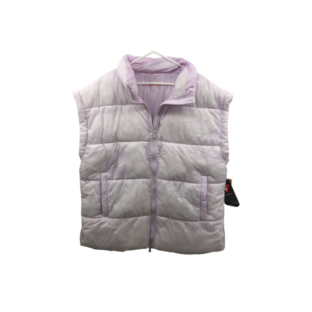 FP Movement Women's In A Bubble Puffer Vest Rose Quartz Light Pink Size Large